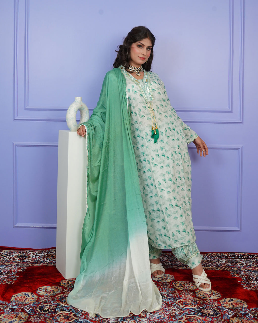 Printed Kurti & Salwar Set
