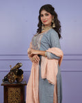 Thread & Chikankari Kurti Set