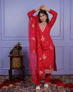 Fully Embroidered Thread Work Kurti Set