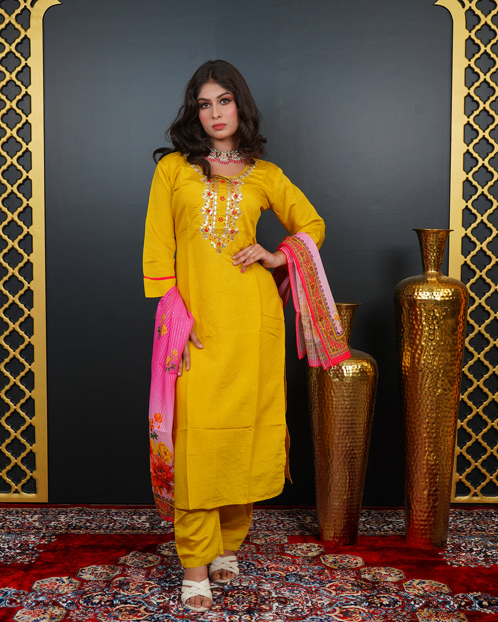 Handworked Kurti Set