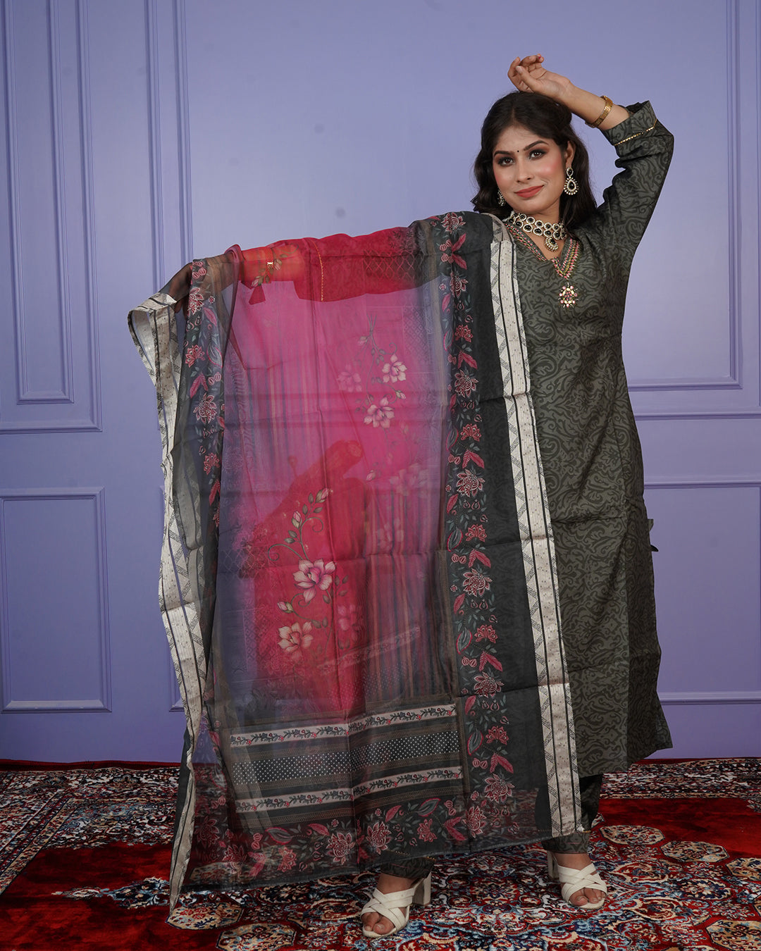 Self-Printed Kurti Set