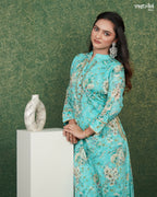 Printed Kurti Set with Handwork