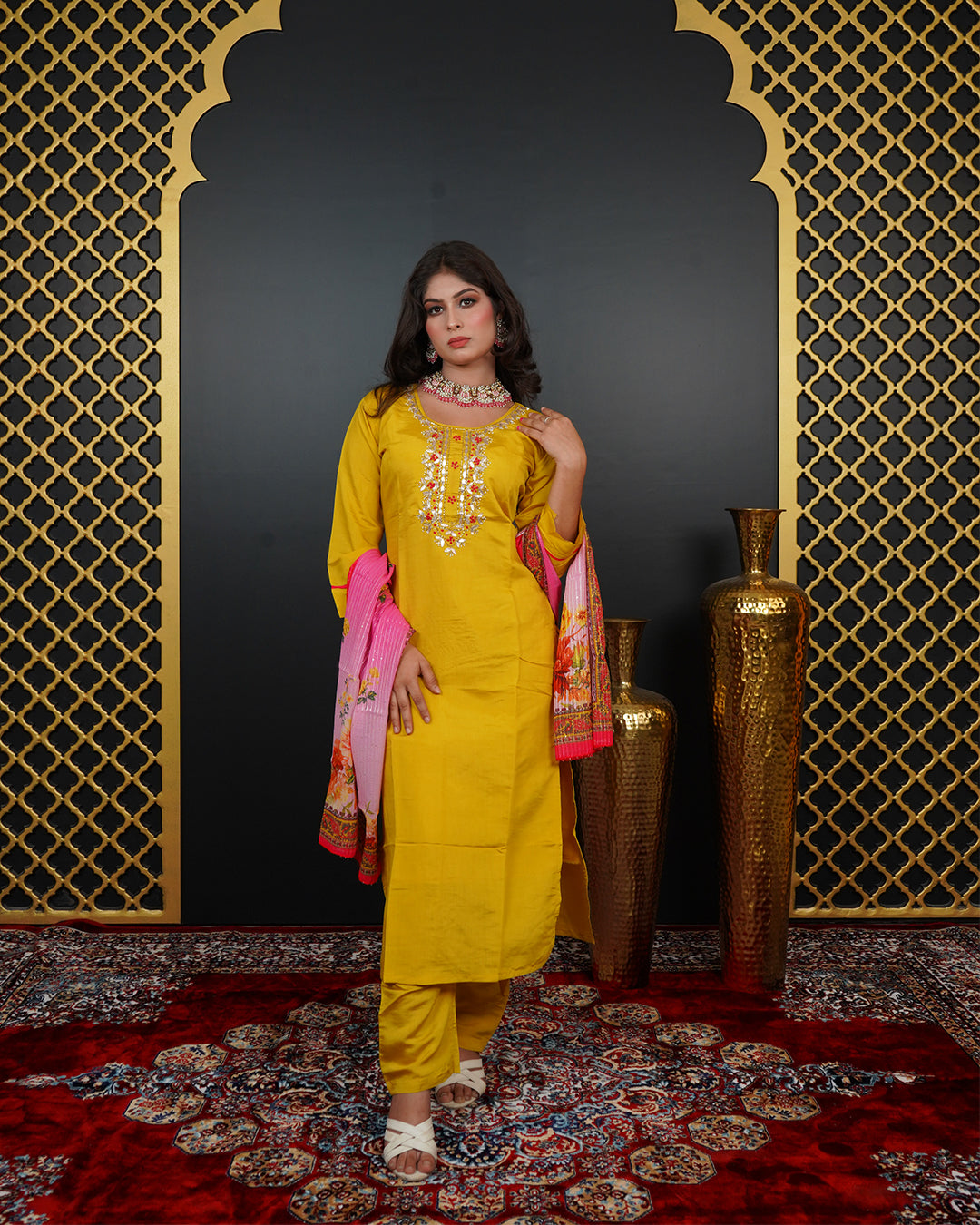 Handworked Kurti Set