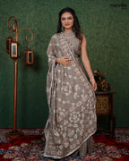 Printed Frock-Style Sharara Set