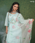 Elegant Thread-Embroidered Kurti Set