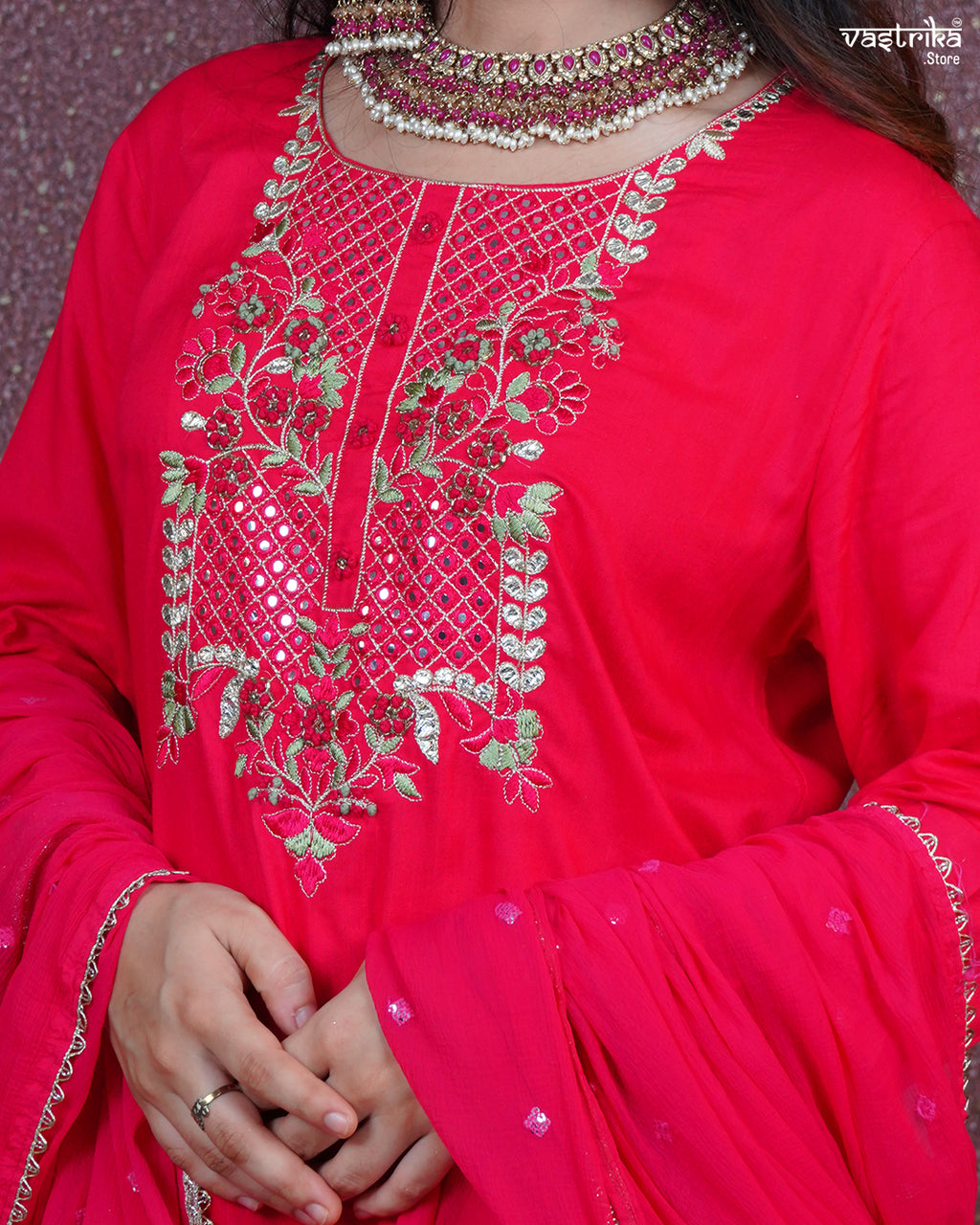 Exquisite Handcrafted Kurti Set