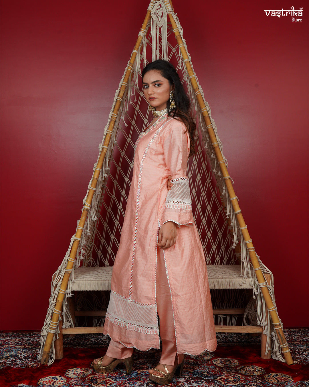 Elegant Handcrafted Kurti Set