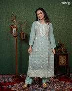 Elegant Chikankari Kurti Set