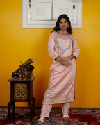 Chandri Silk Kurti Set