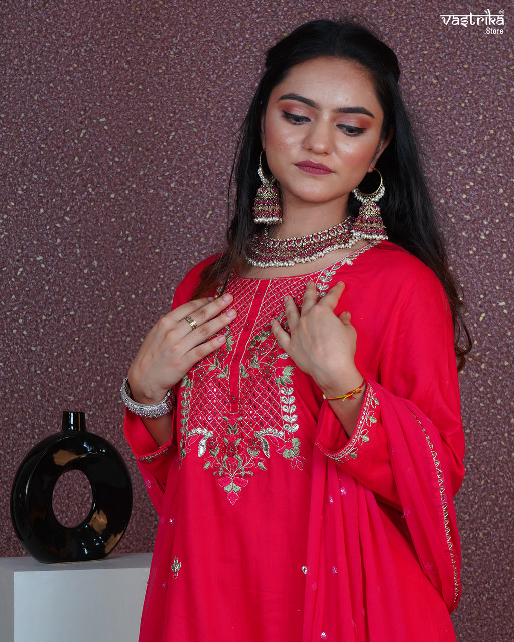 Exquisite Handcrafted Kurti Set