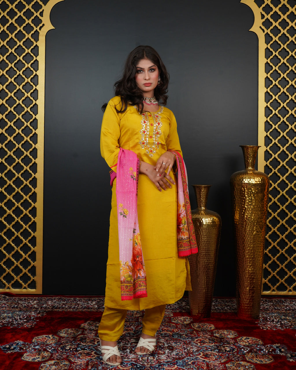 Handworked Kurti Set