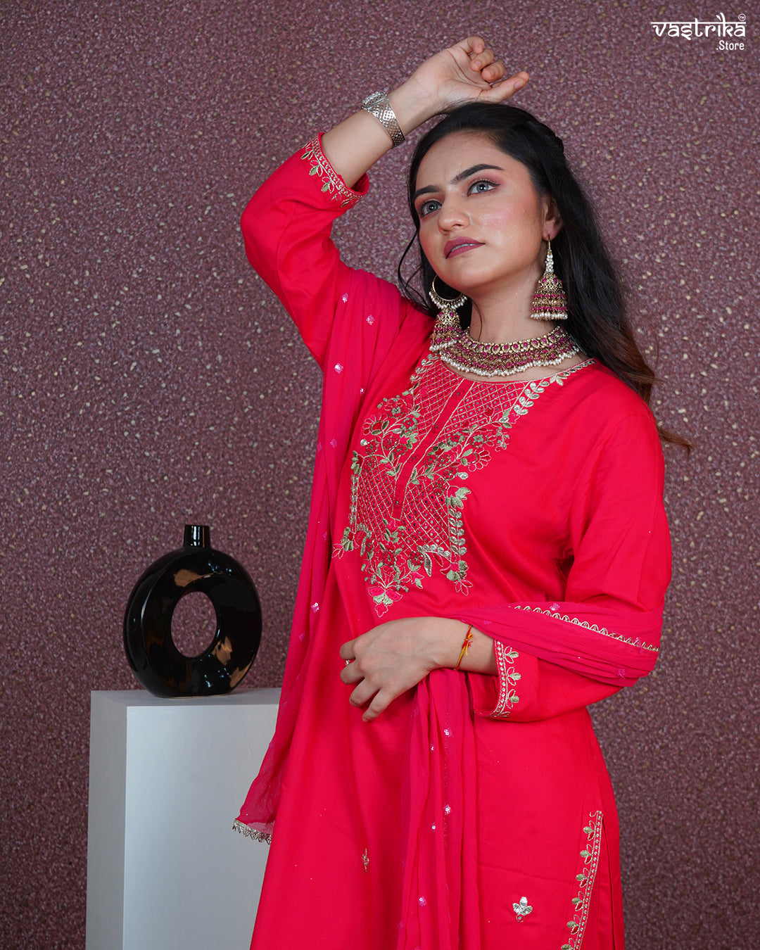 Exquisite Handcrafted Kurti Set