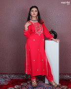 Exquisite Handcrafted Kurti Set