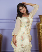 Banarasi Boota Straight Kurti Set