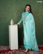 Printed Kurti Set with Handwork