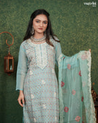 Elegant Chikankari Kurti Set