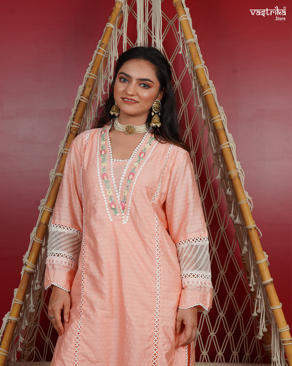 Elegant Handcrafted Kurti Set