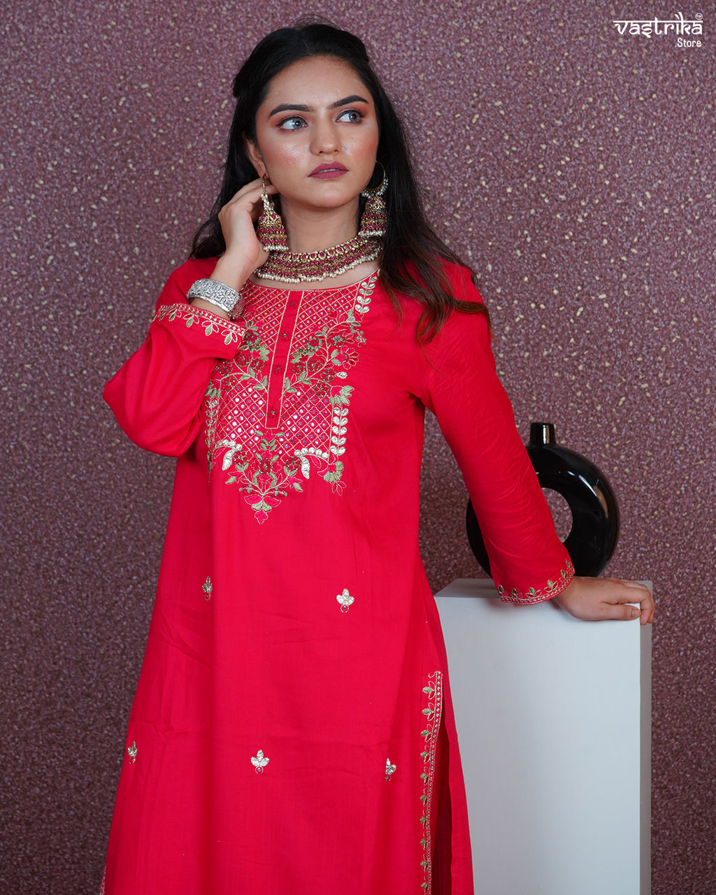 Exquisite Handcrafted Kurti Set