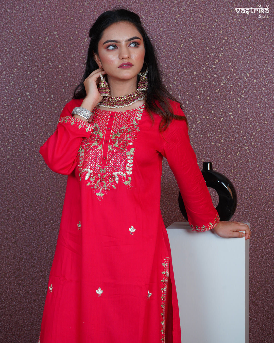 Exquisite Handcrafted Kurti Set