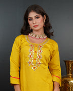 Handworked Kurti Set