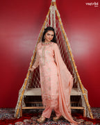 Elegant Banarasi Boota Kurti Set