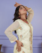 Banarasi Boota Straight Kurti Set