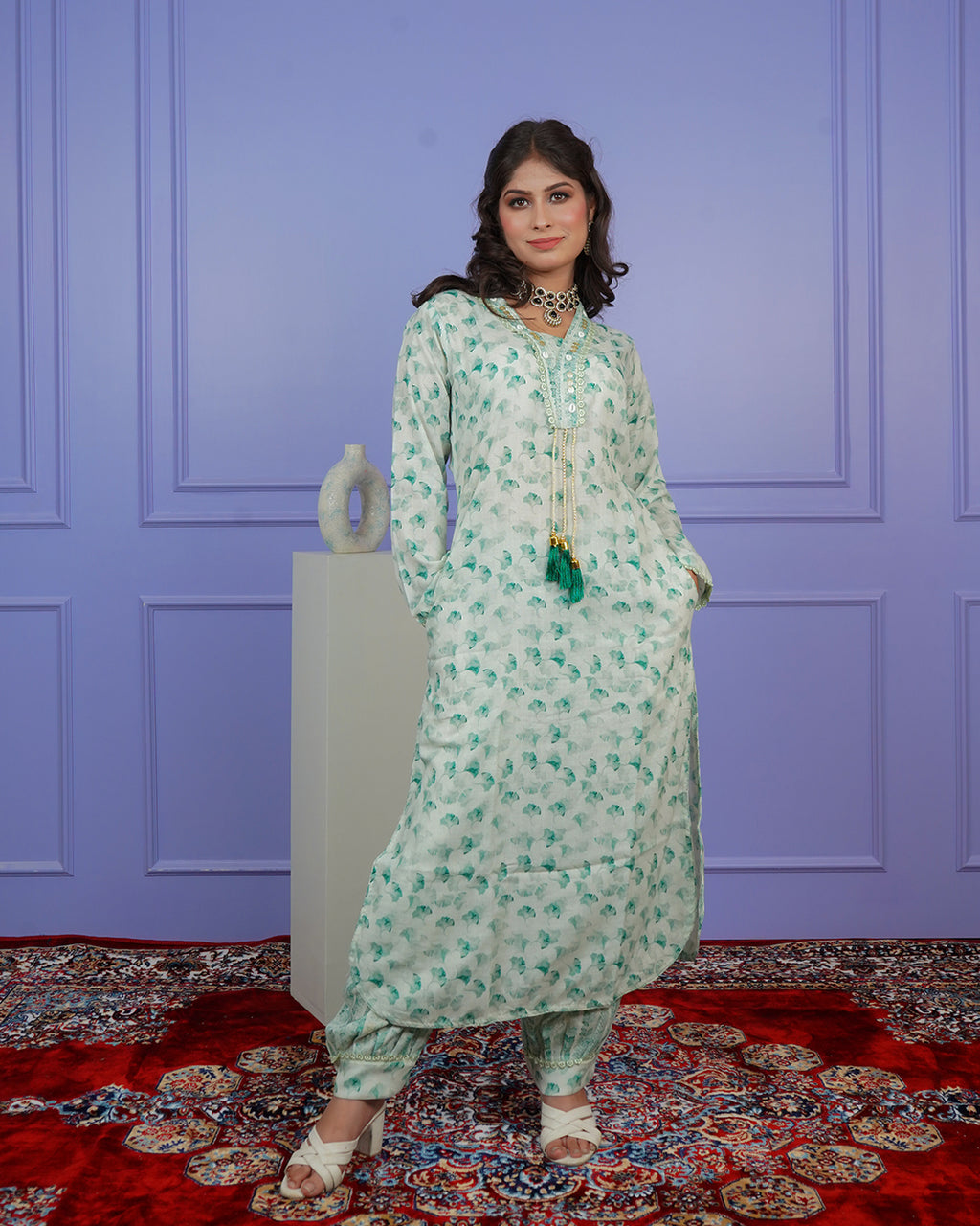 Printed Kurti & Salwar Set
