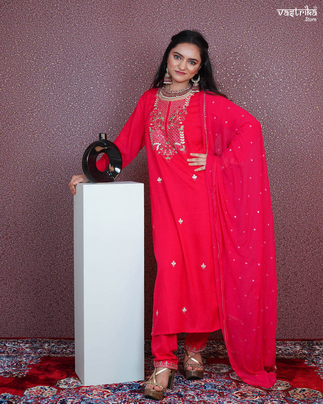 Exquisite Handcrafted Kurti Set
