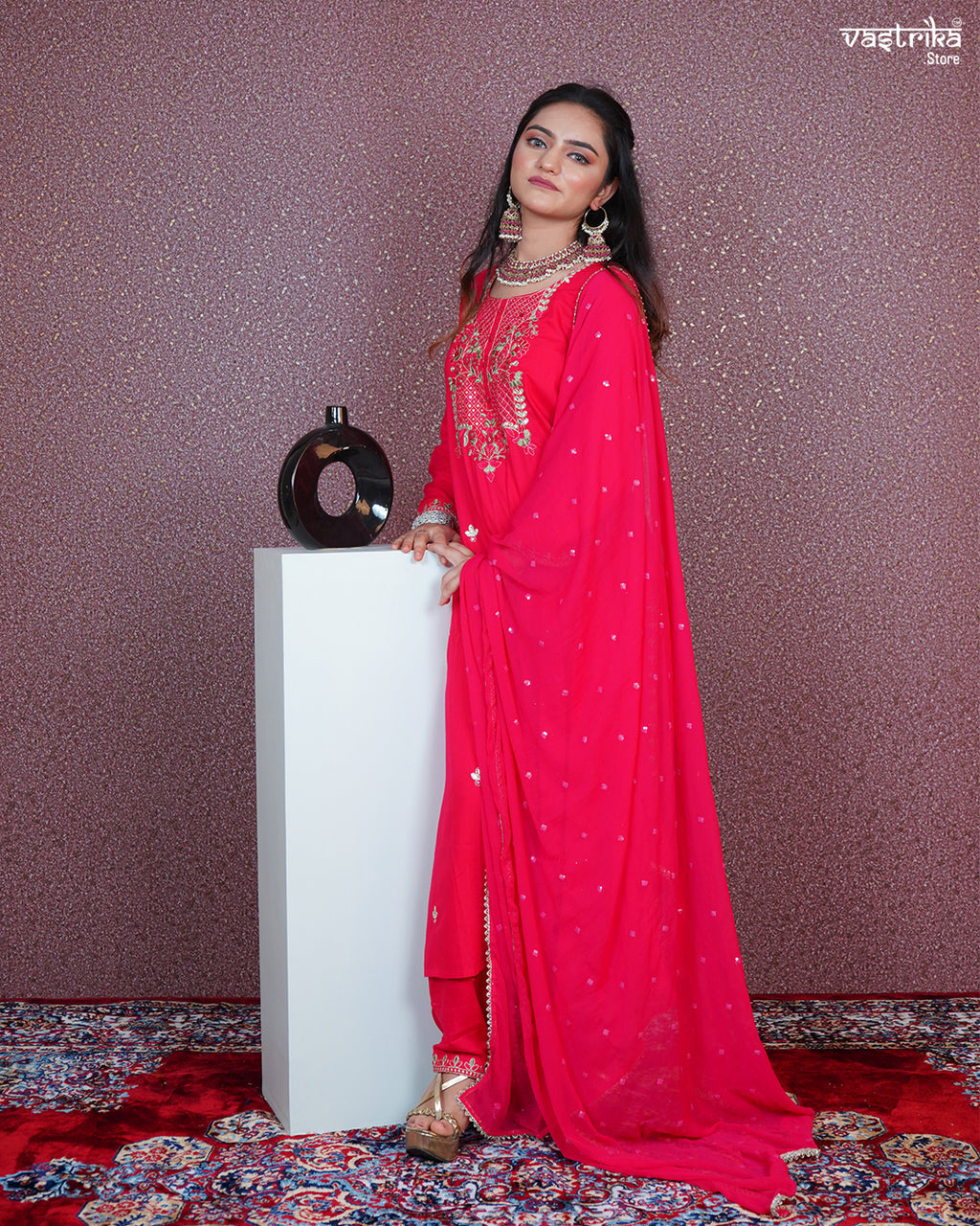 Exquisite Handcrafted Kurti Set