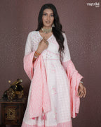 Resham Embellished Frock Suit Set