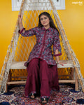 Collar Style Short Kurti Set