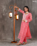 Elegant Organza Kurti Set