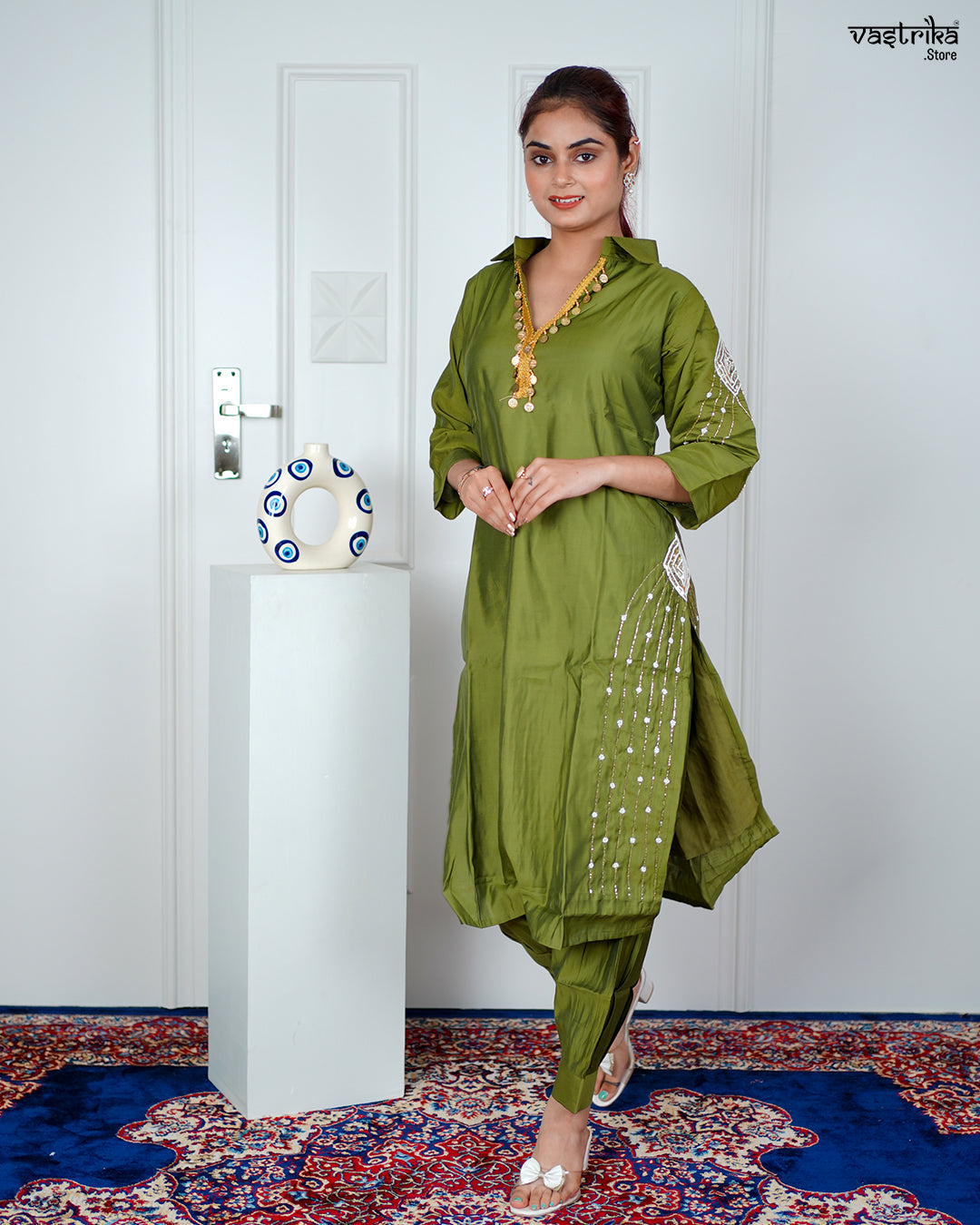 Mehndi Masleen Coord Set