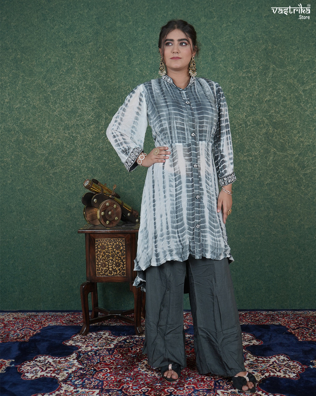 Shibori Print Coord Set