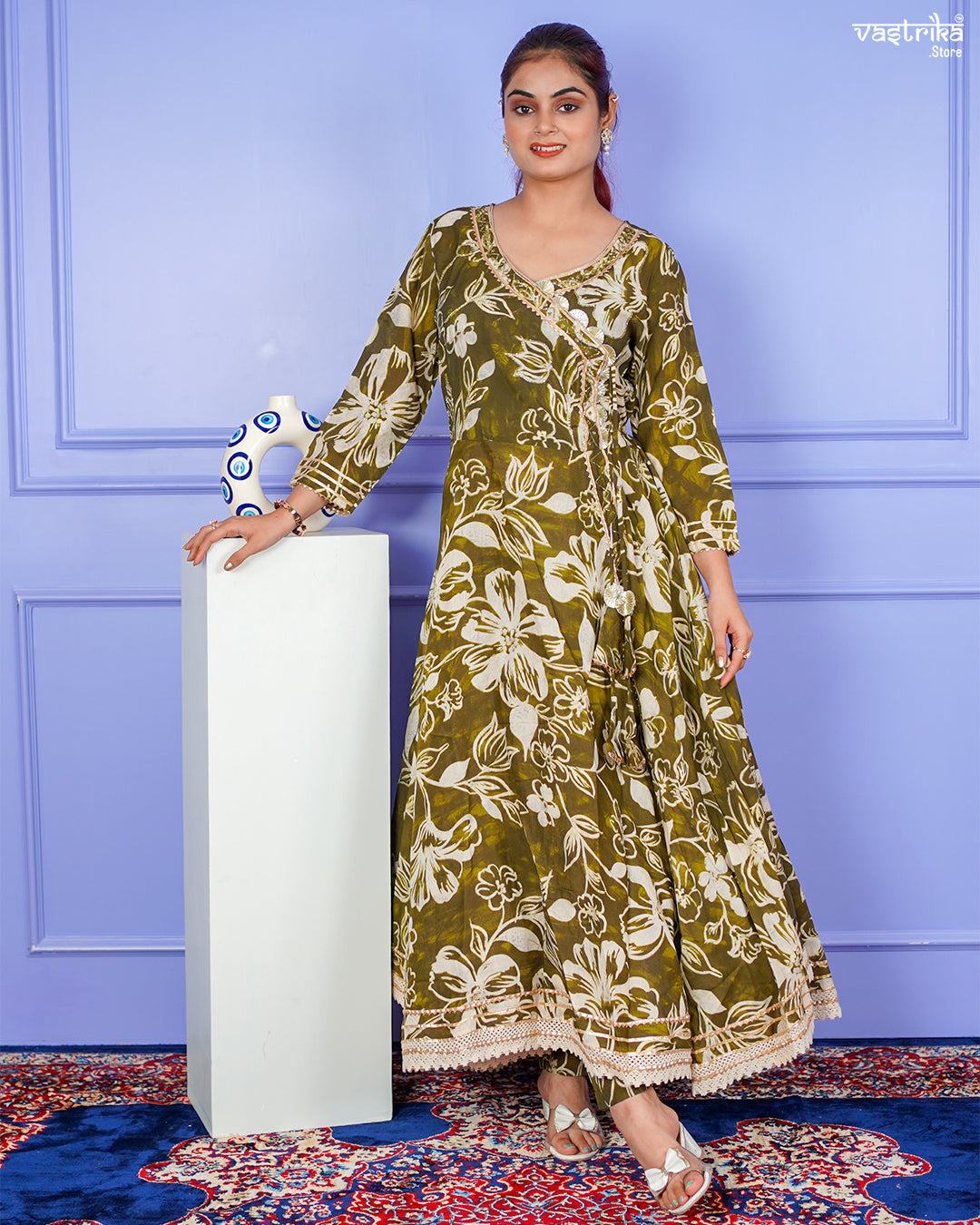 Mehndi Angrakha Gotta Pata Set