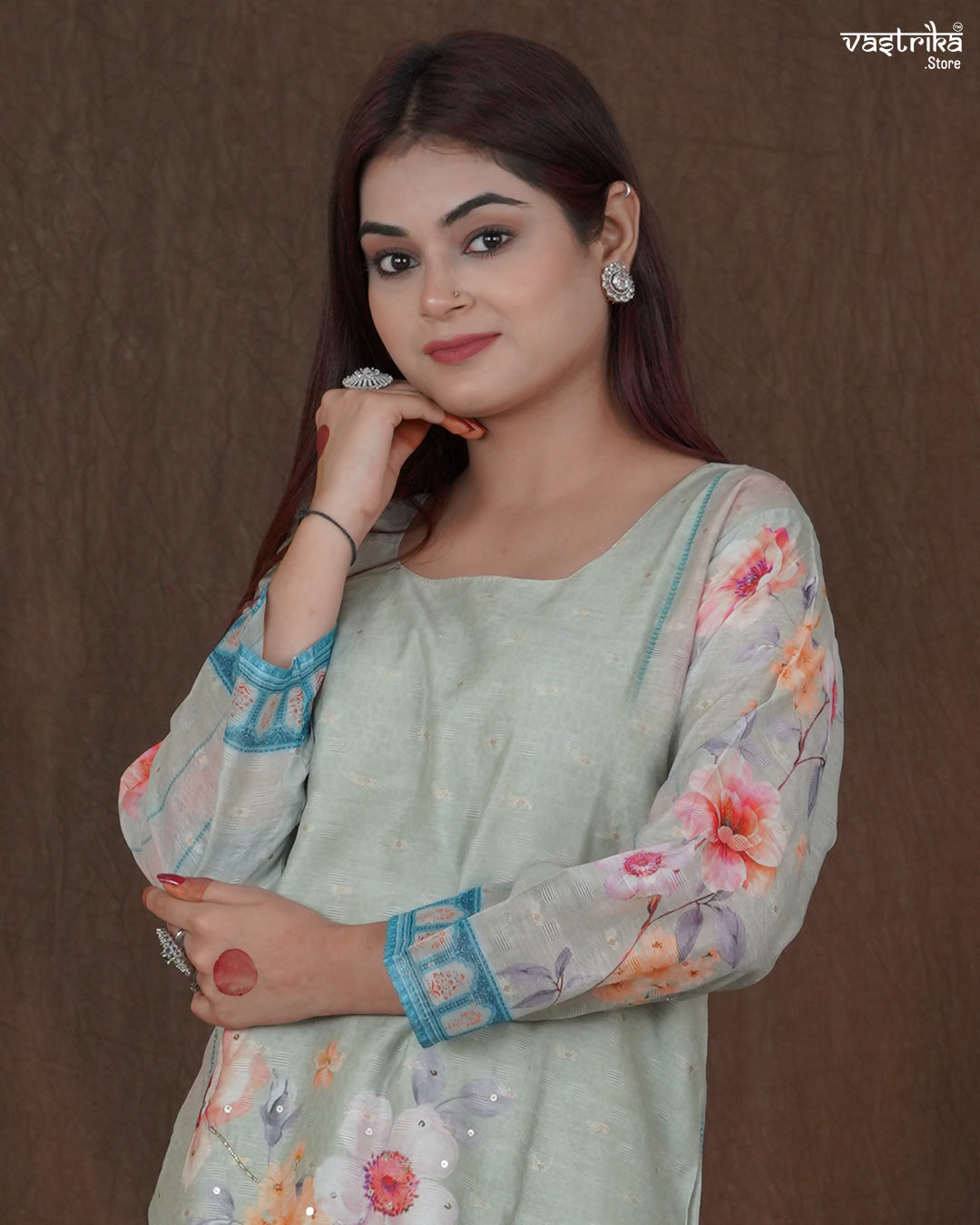 Saanvi Sequin Kurti Set