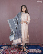 Hand-Embroidered Kurti Set