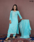 Elegant Rayon Cotton Kurti Set