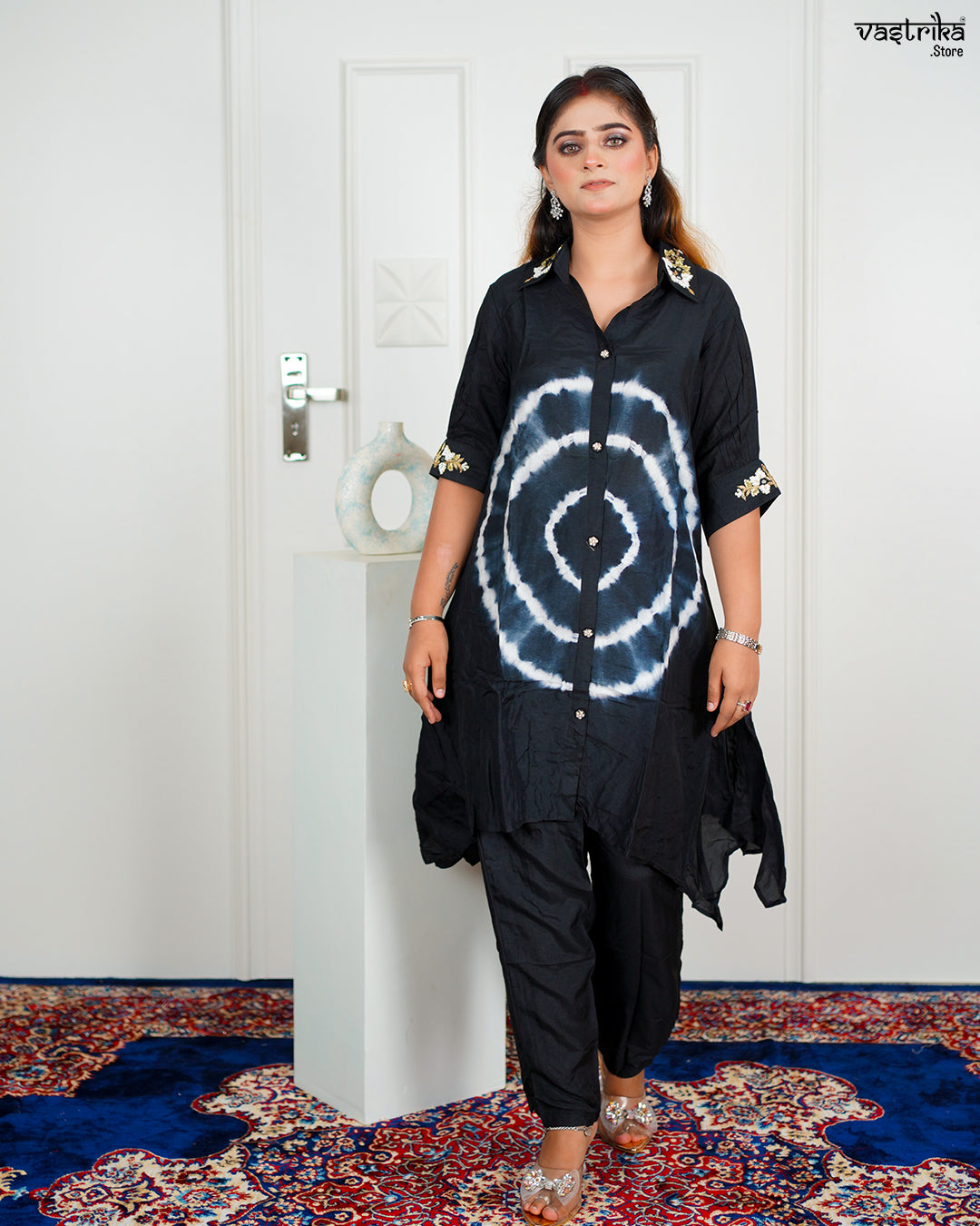 Black Masleen Coord Set