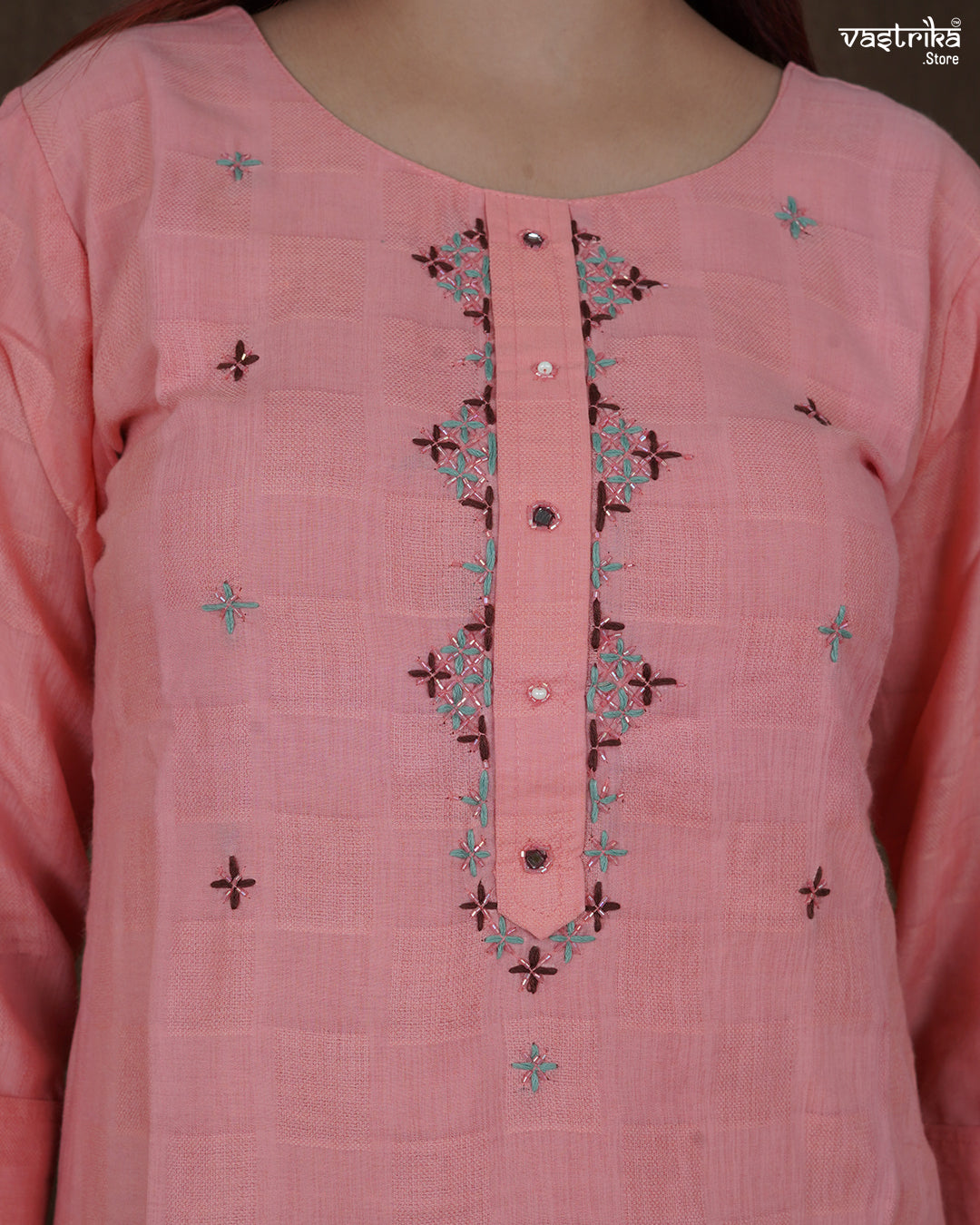 Meher Gath Kahdaai Kurti Set