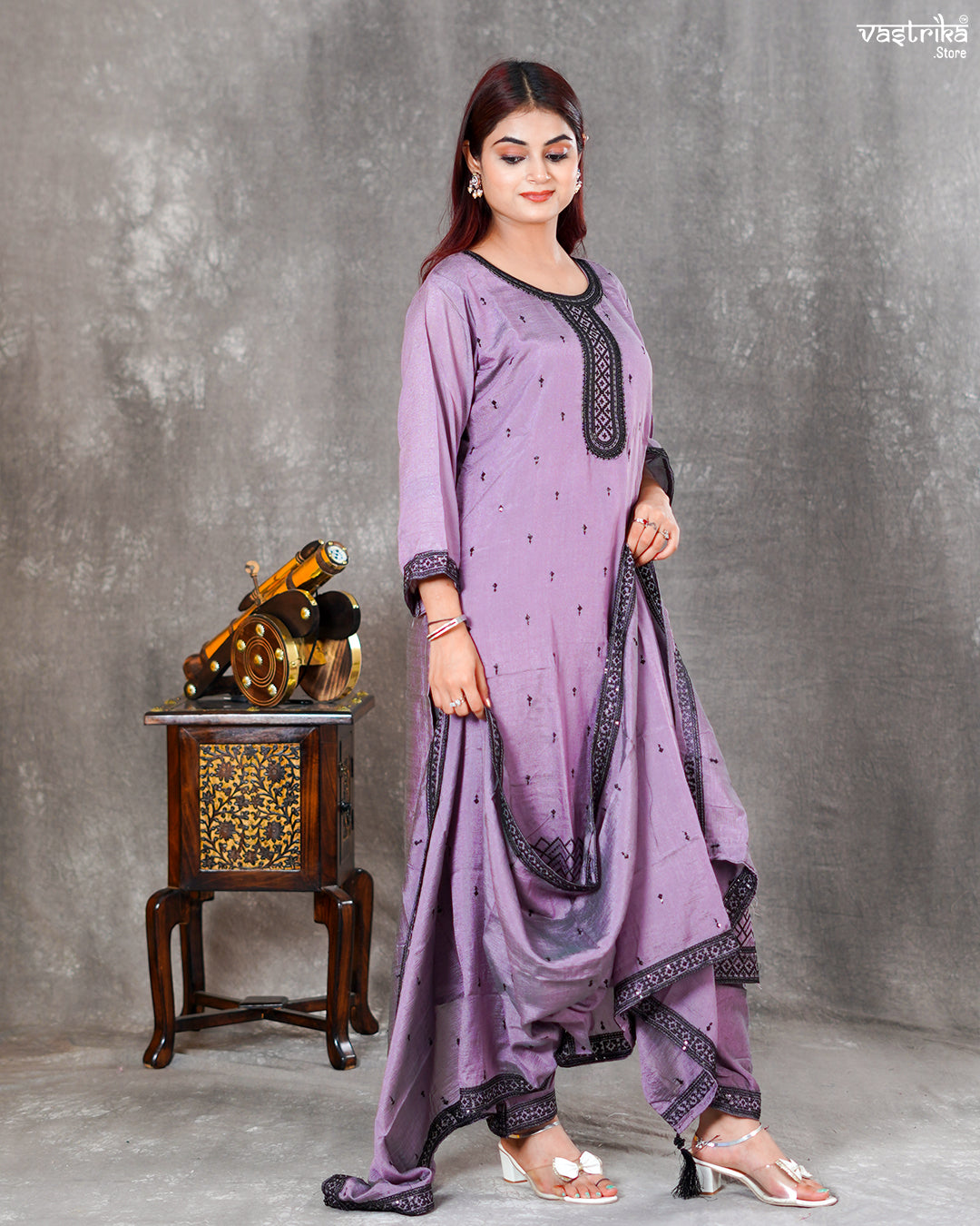 Silk Kurti Set