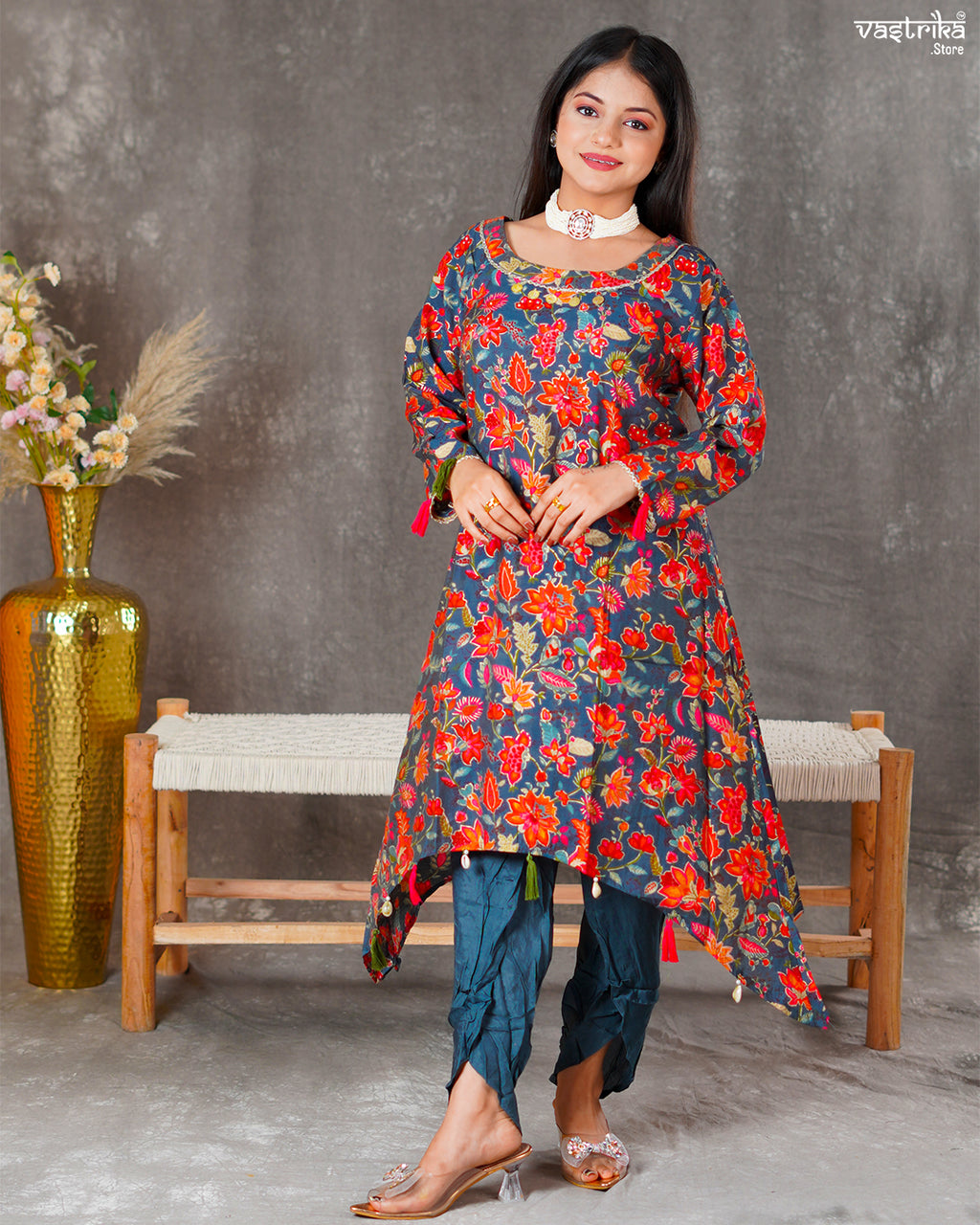 Maslin Silk Kurti Set