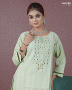 Handcrafted Elegance Kurti Set