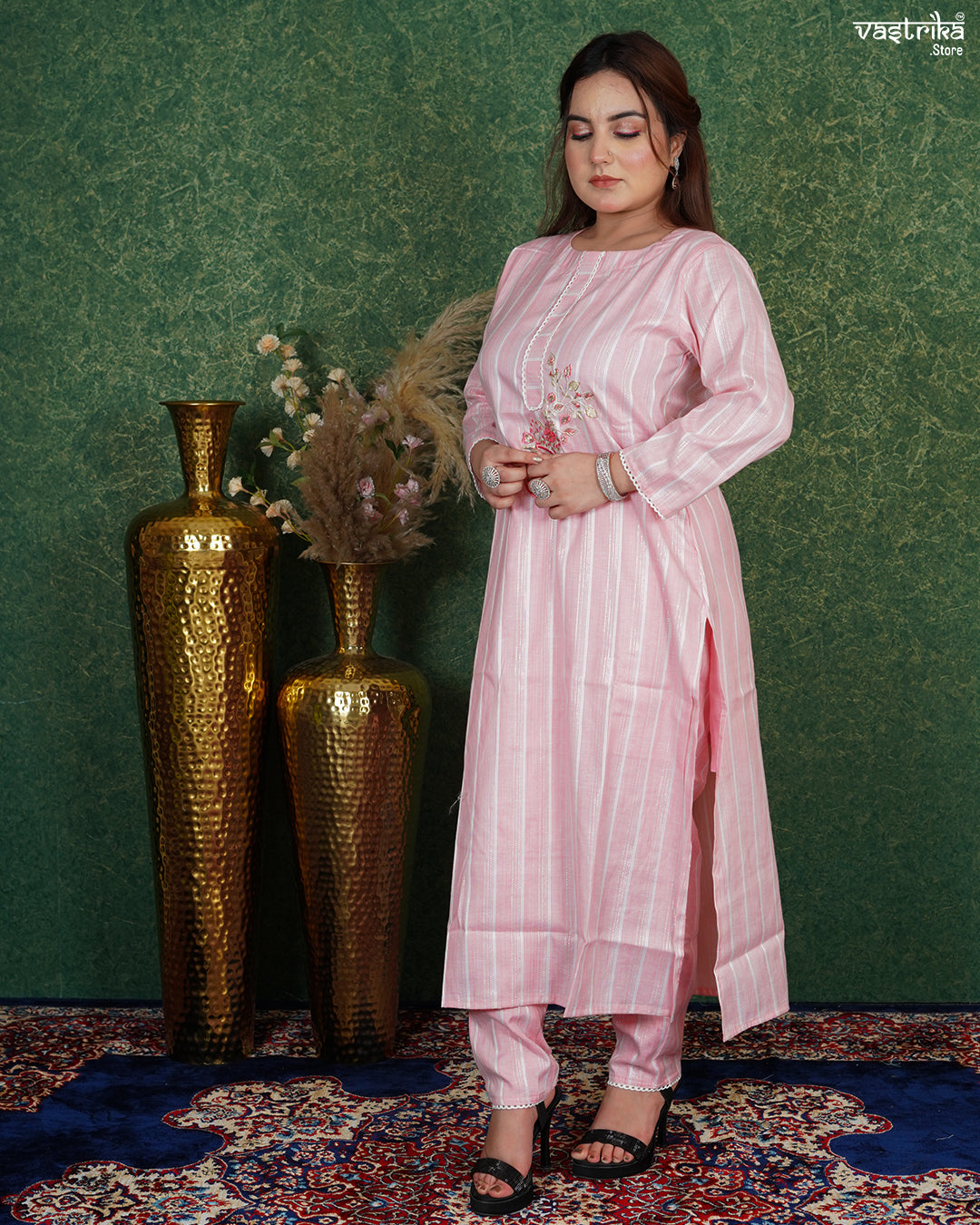 Elegant Cotton Kurti Set