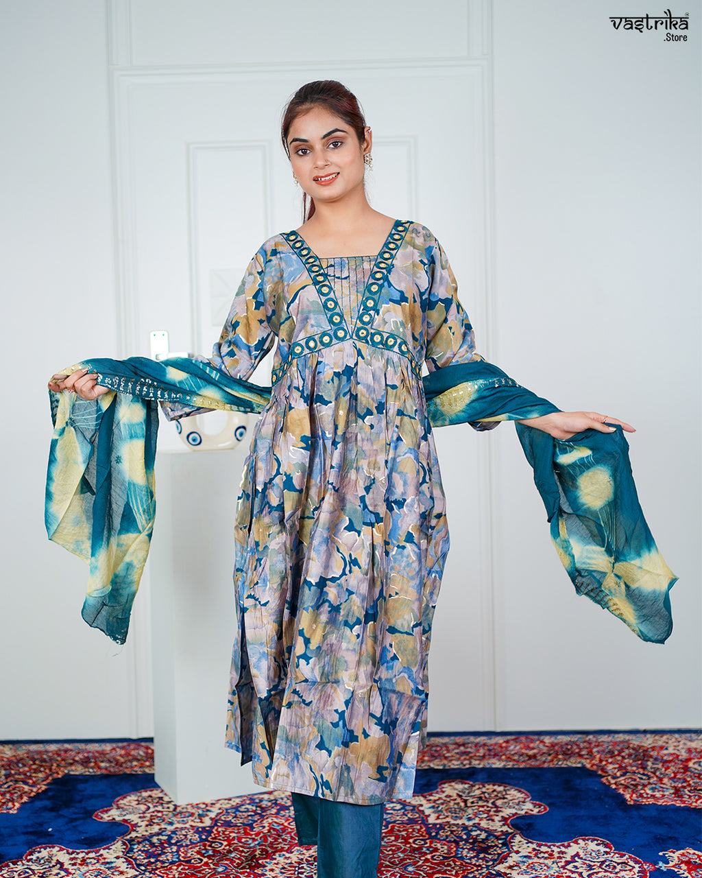 Firozi Aalia Frock Set