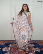 Designer V-Wing Work Kurti Set