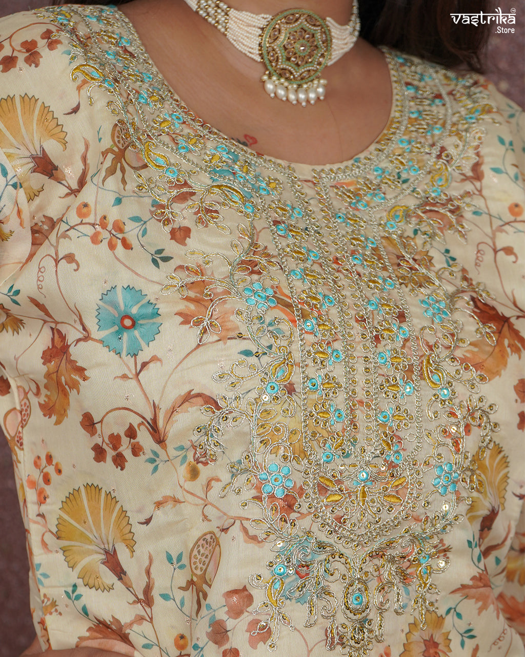 Subtle Shine Straight Kurti Set