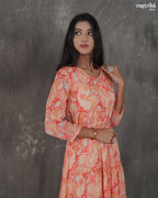 One-Piece Georgette Frock Set