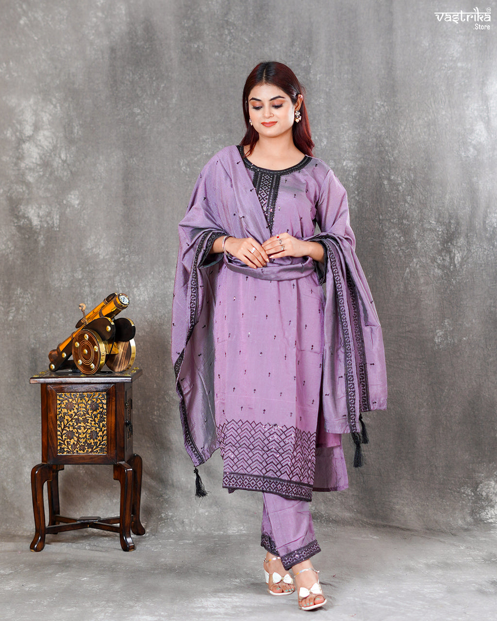 Silk Kurti Set