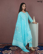 Elegant Rayon Cotton Kurti Set